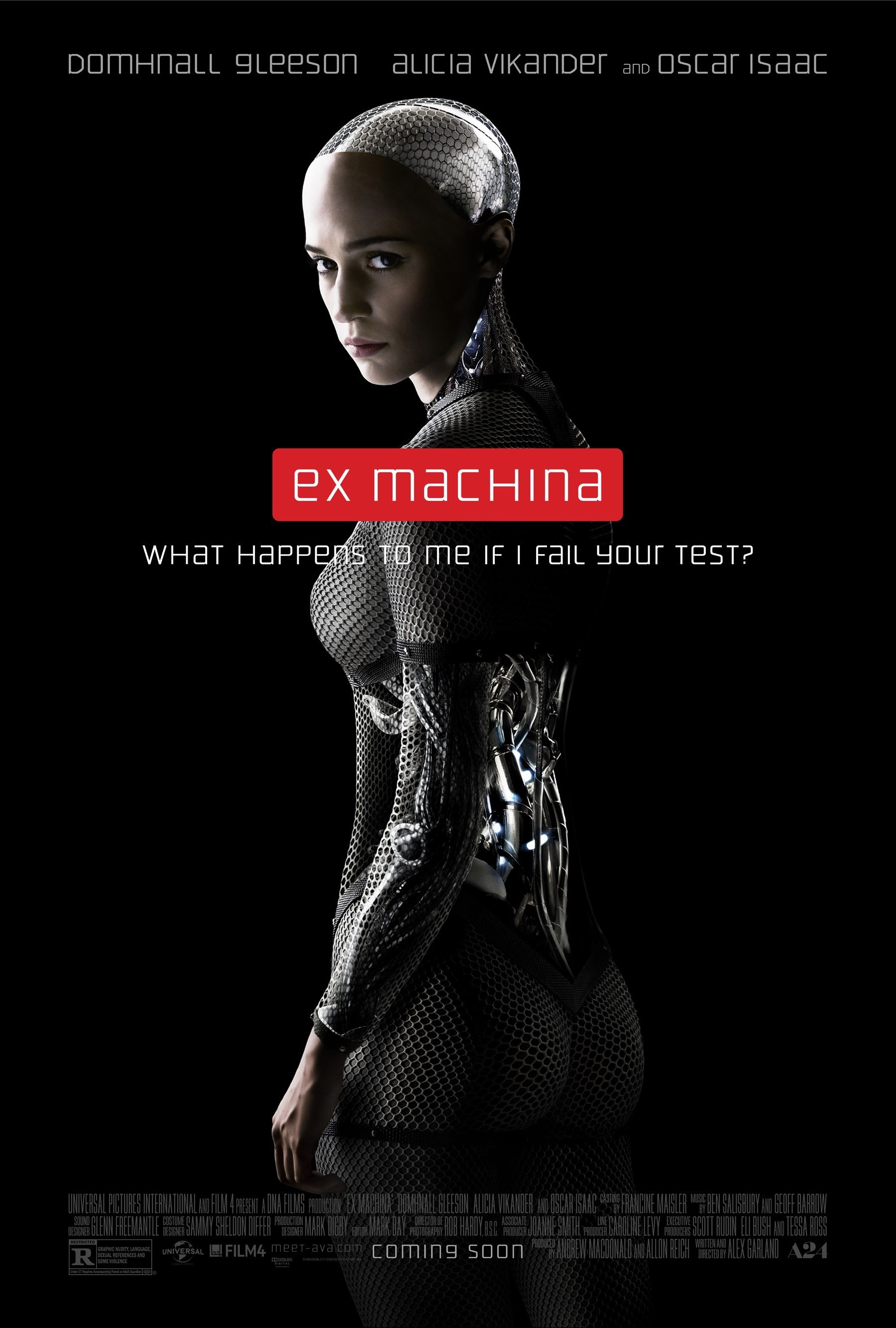 Alicia Vikander: Ava | Ex Machina | Alex Garland, 2015 / Movie Poster