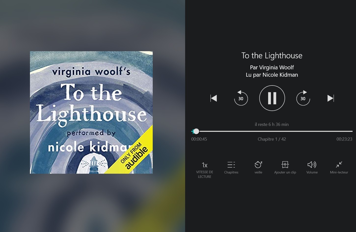 Nicole Kidman reads To the Lighthouse by Virginia Woolf. 6 hrs 37 mins