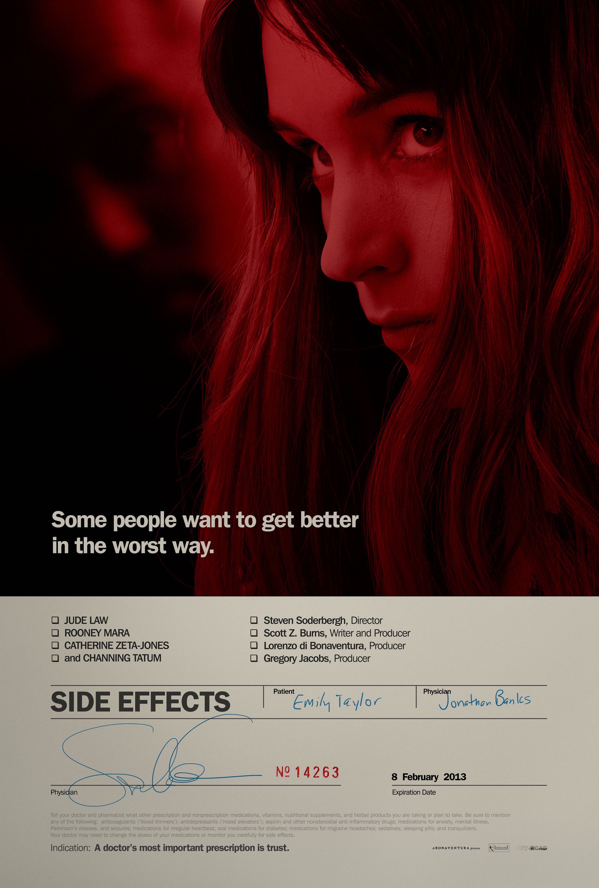 Rooney Mara: Emily Taylor | Side Effects / Effets secondaires | Steven Soderbergh, 2013